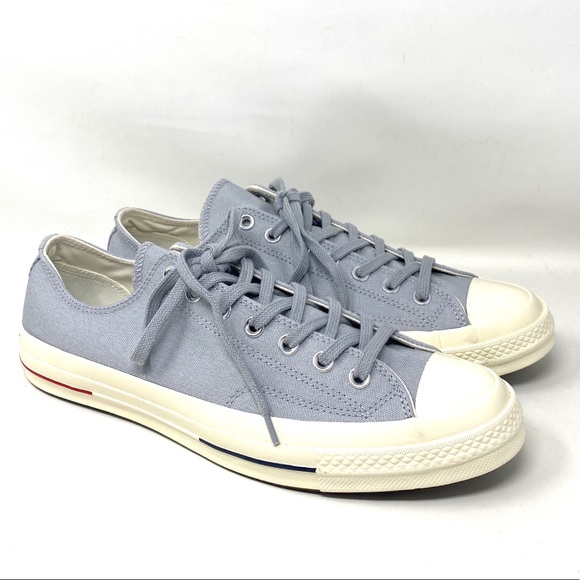 Converse Chuck 70 Shoes Men's Low Top Wolf Grey Canvas Size Sneakers 160496C - Picture 3 of 10
